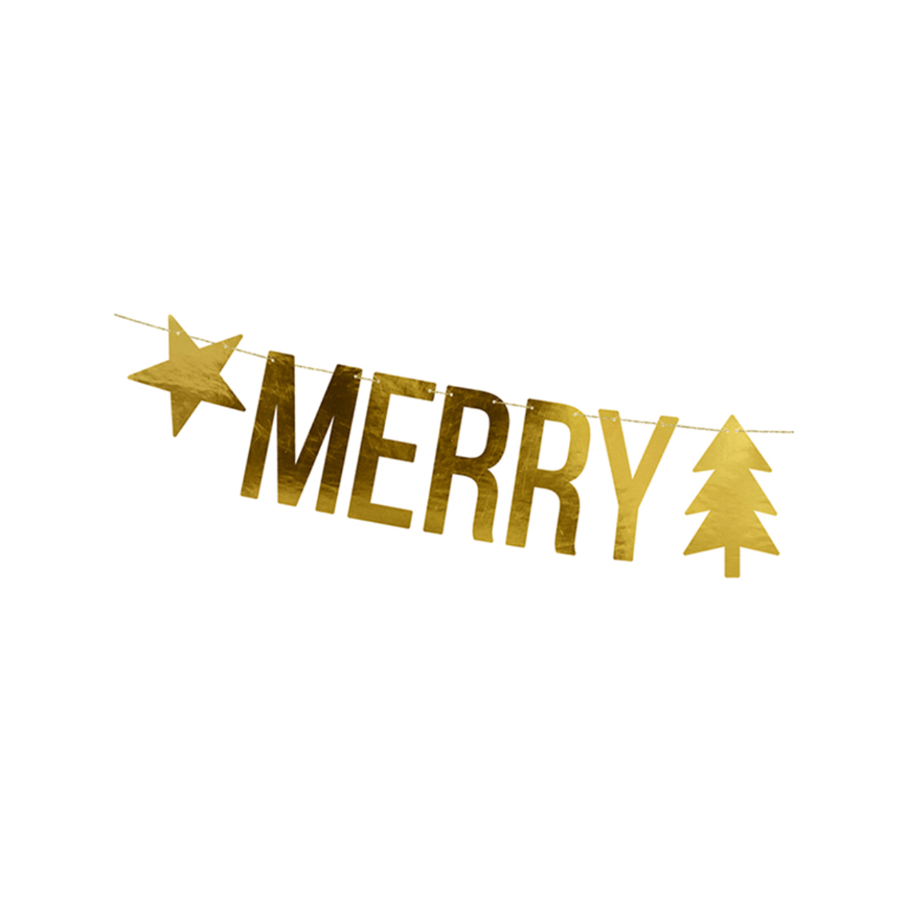 1 Bannergirlande - Merry Christmas Festive