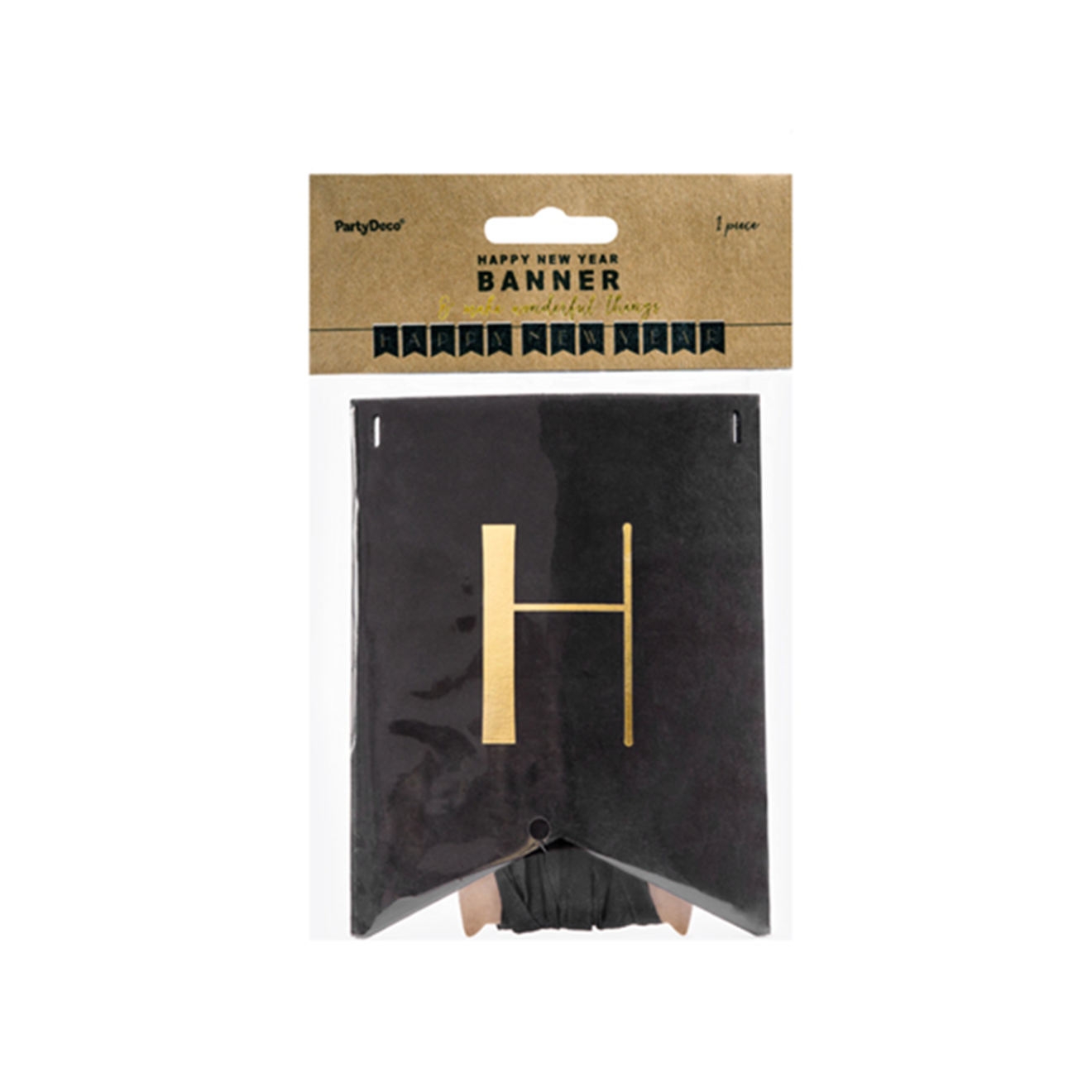 1 Bannergirlande - Happy New Year Elegant