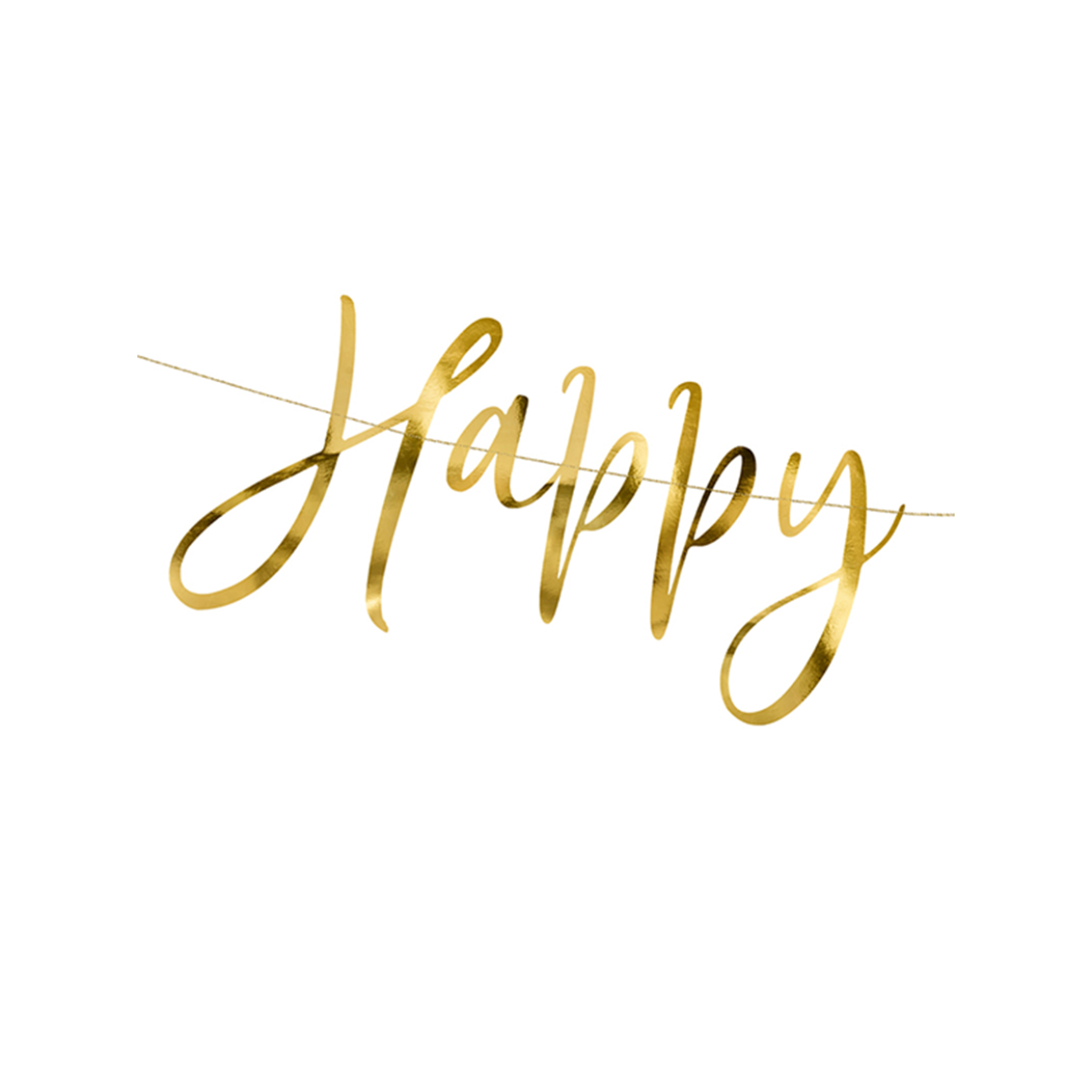 1 Bannergirlande - Happy New Year