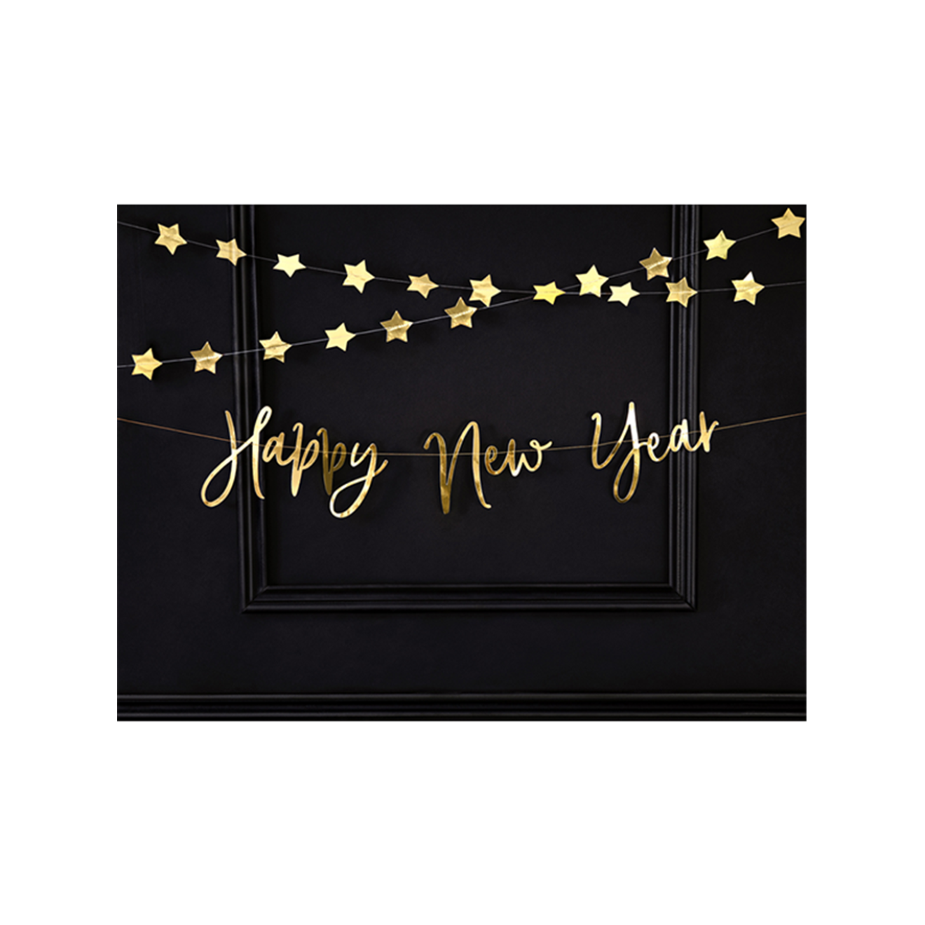 1 Bannergirlande - Happy New Year