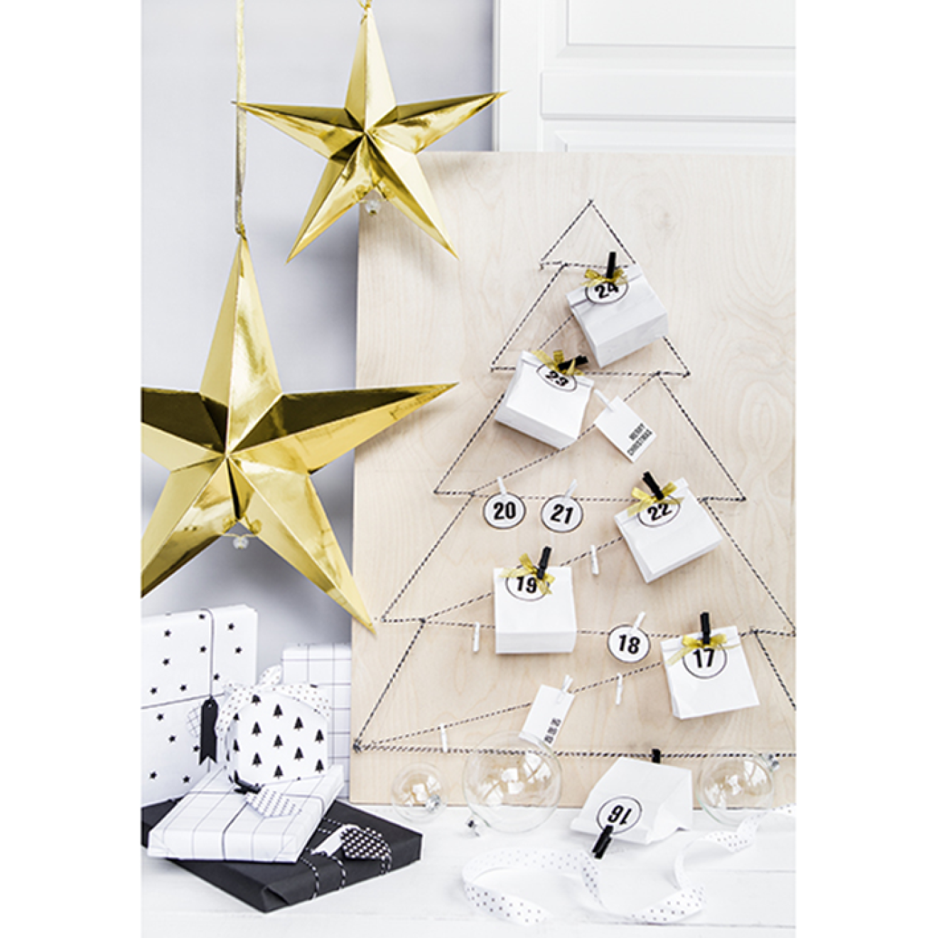 1 Paperstar - 30cm - Gold