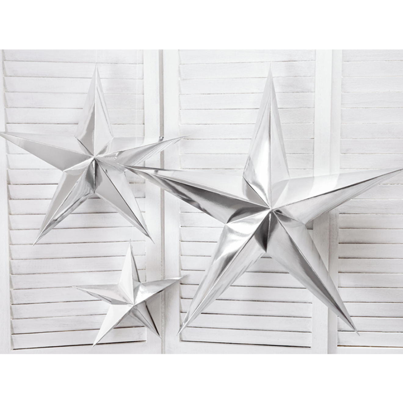 1 Paperstar - 70cm - Silber