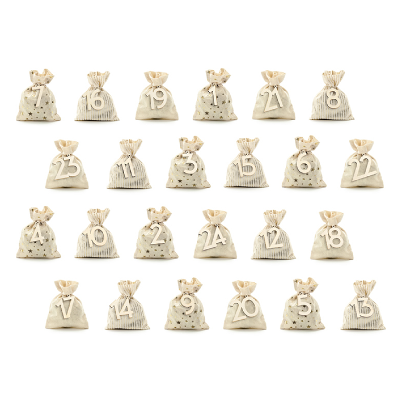 1 Adventskalender Set - Christmas Bags