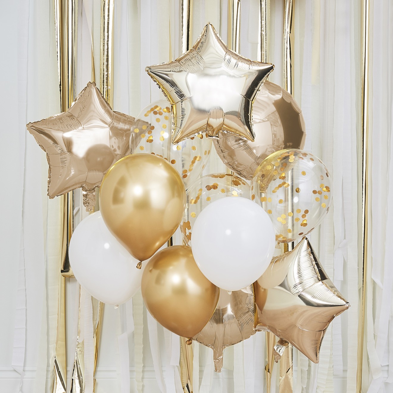 12 Metallic Balloon Bundle