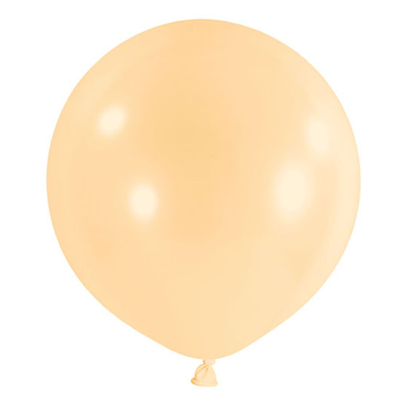 1 Riesenballon - Ø 60cm - Pastell - Pfirsich