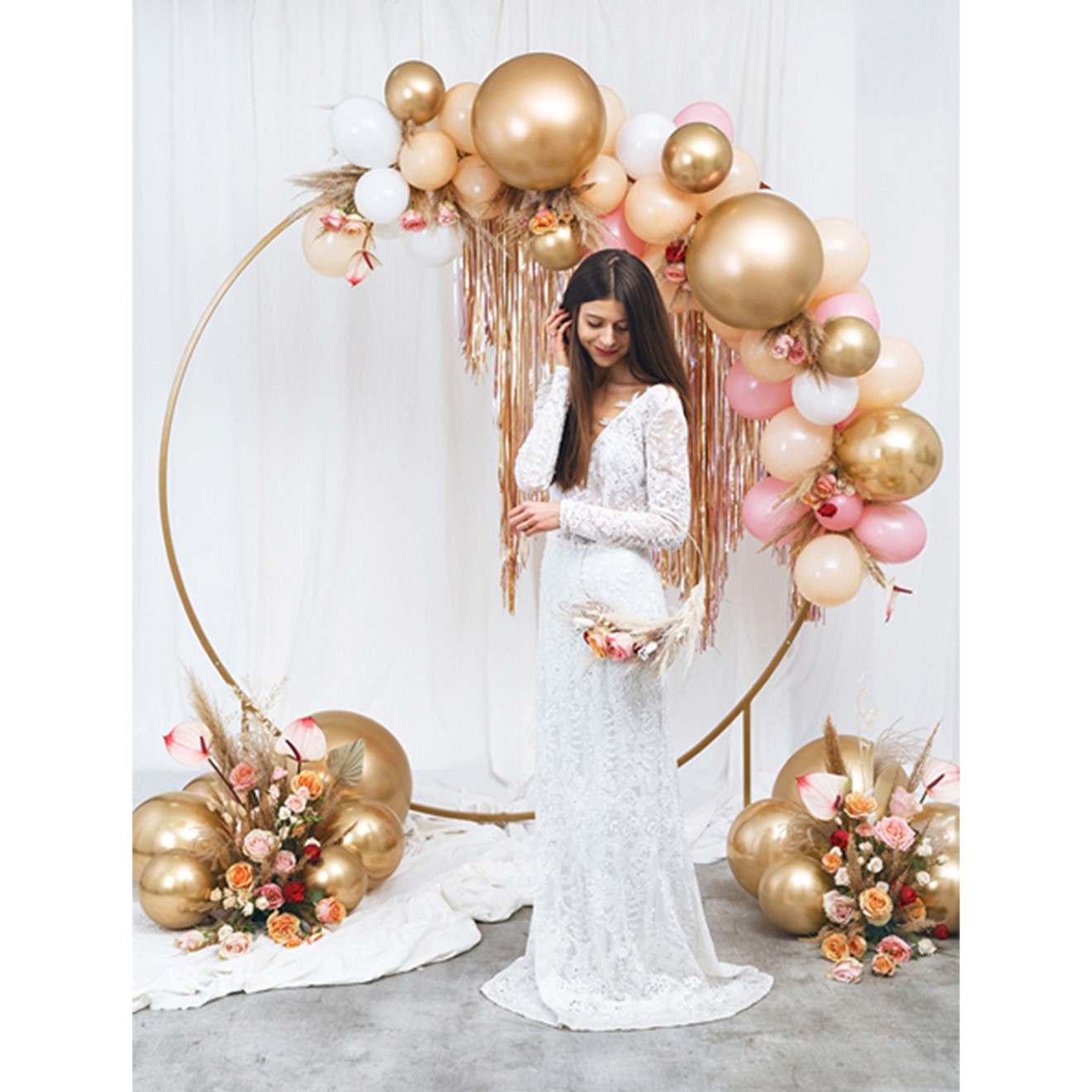 1 Riesenballon - Ø 60cm - Glossy - Gold