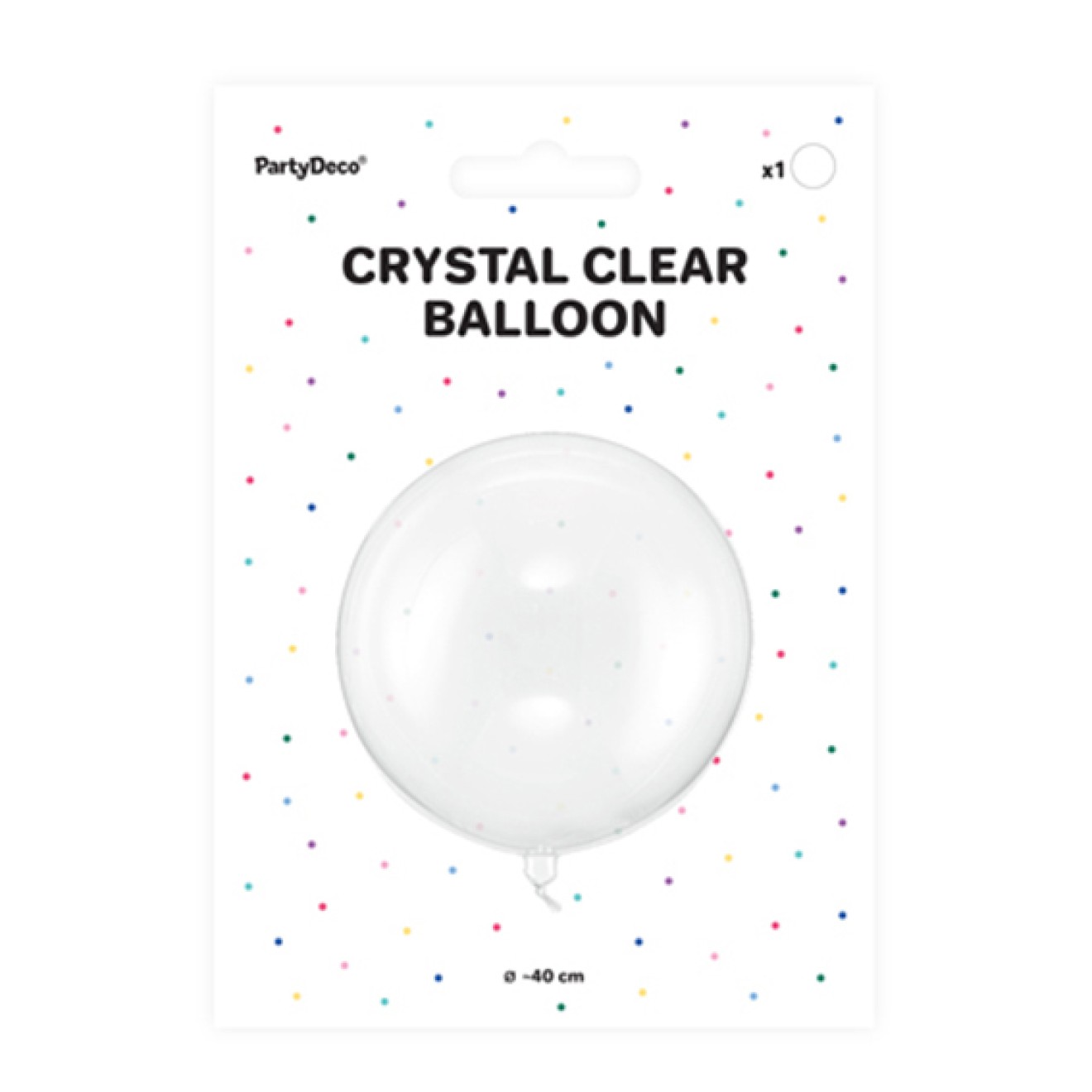 1 Ballon Orbz - Clear