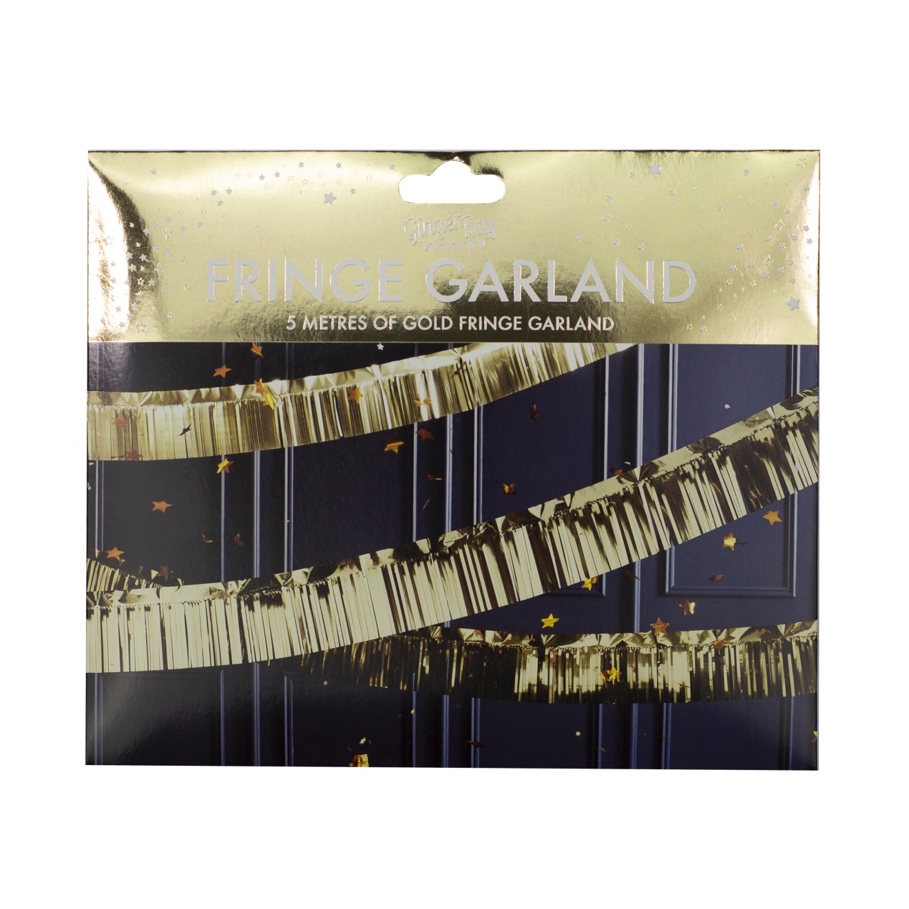 1 Garland - Fringe Foil - Gold