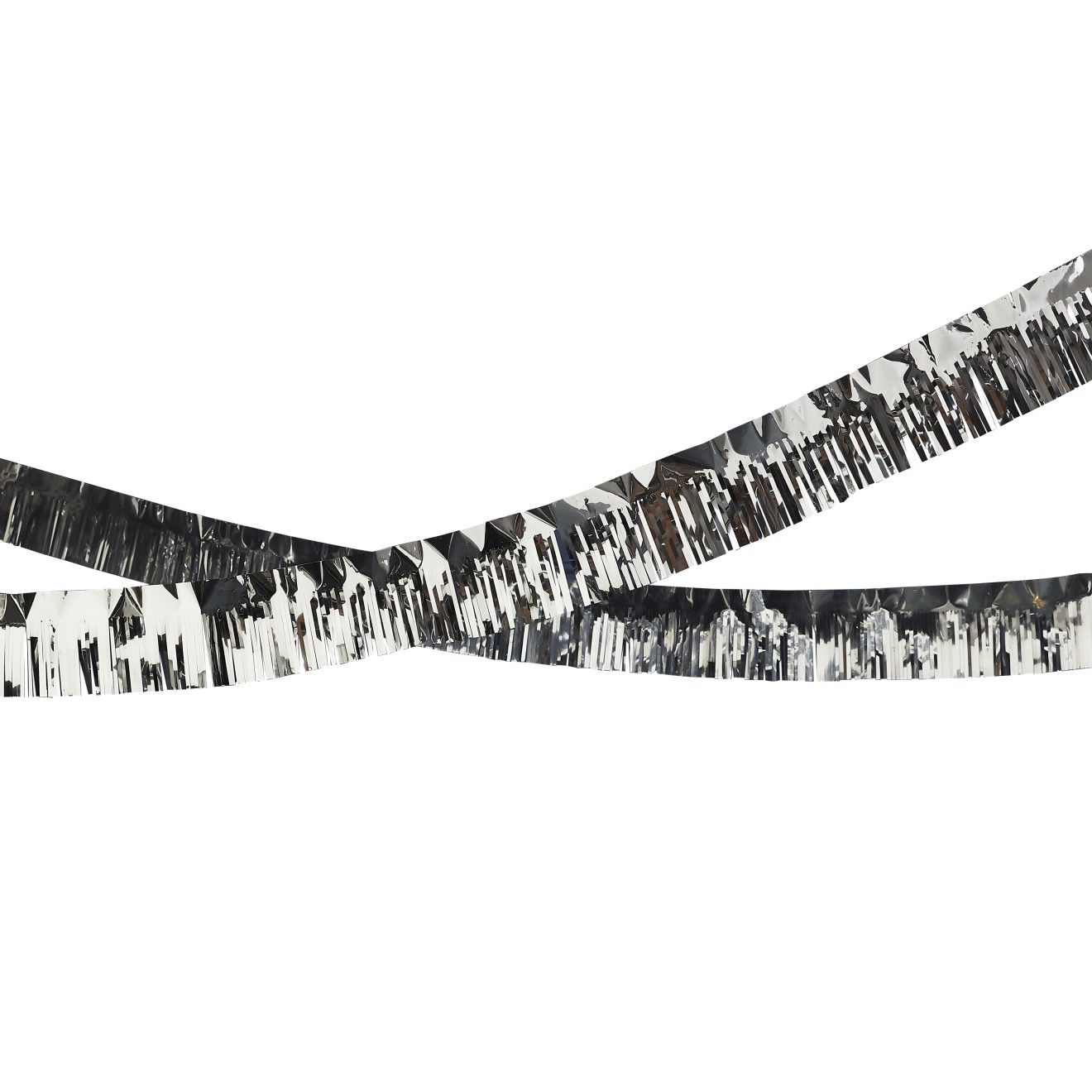 1 Garland - Fringe Foil - Silver