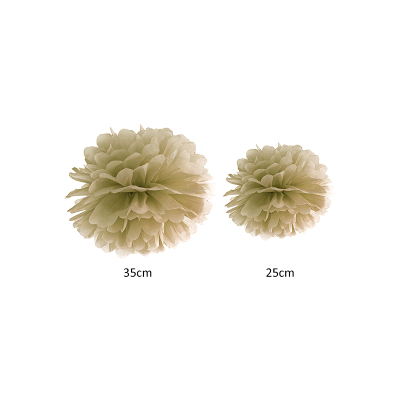 1 Pompom XL - Ø 35cm - Gold