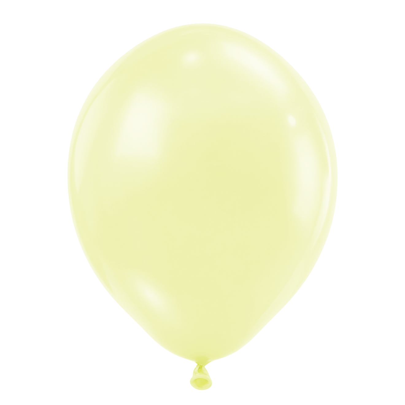 25 Luftballons - Ø46 cm - Pastel Matte Yellow