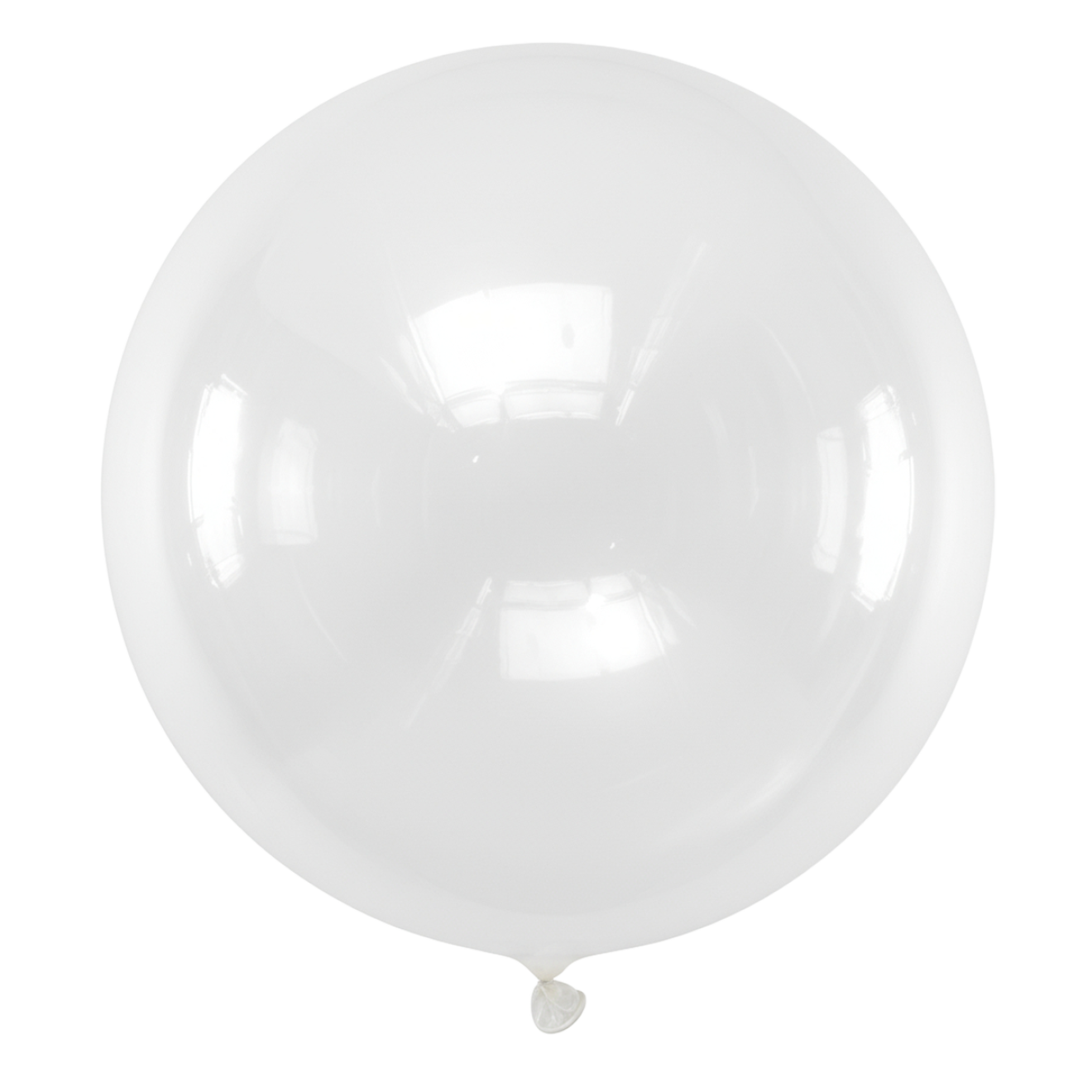 2 Luftballons - Ø91 cm-Crystal Clear