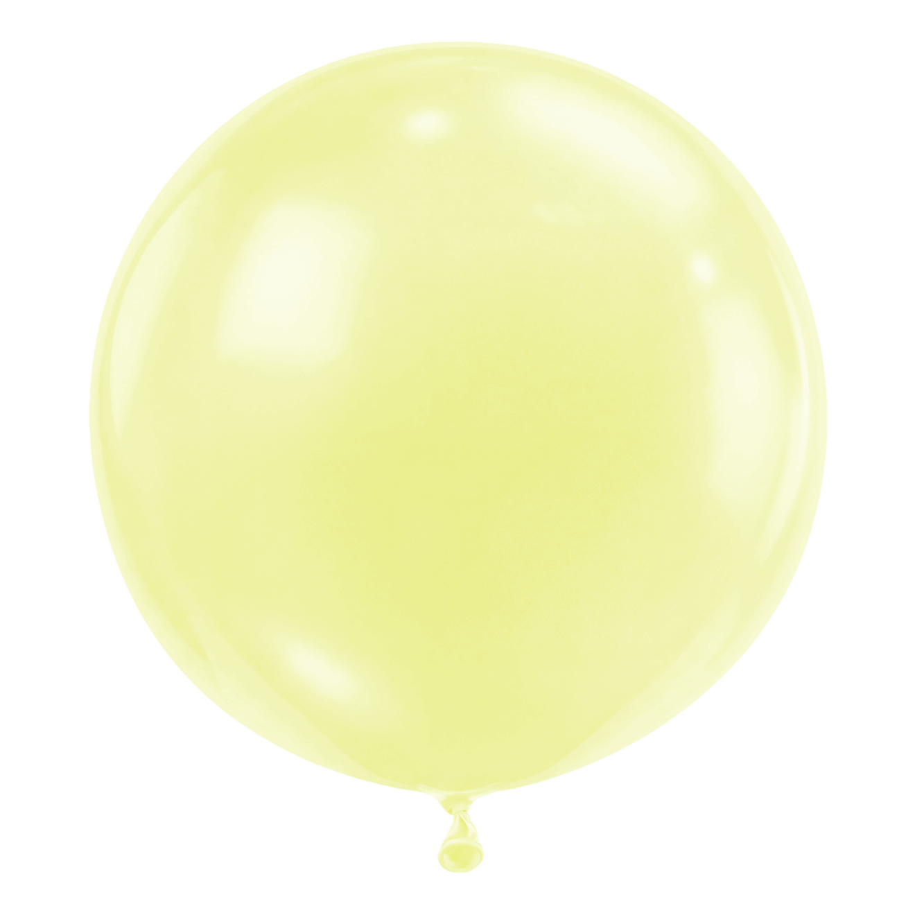 2 Luftballons - Ø91 cm - Pastel Matte Yellow