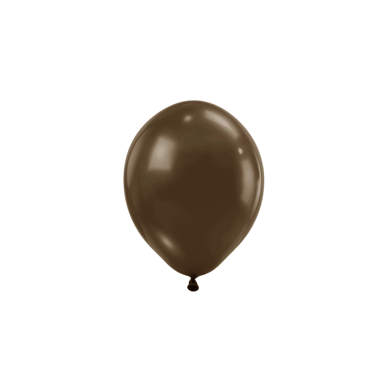 50 Luftballons - Ø12 cm - Chocolate Brown