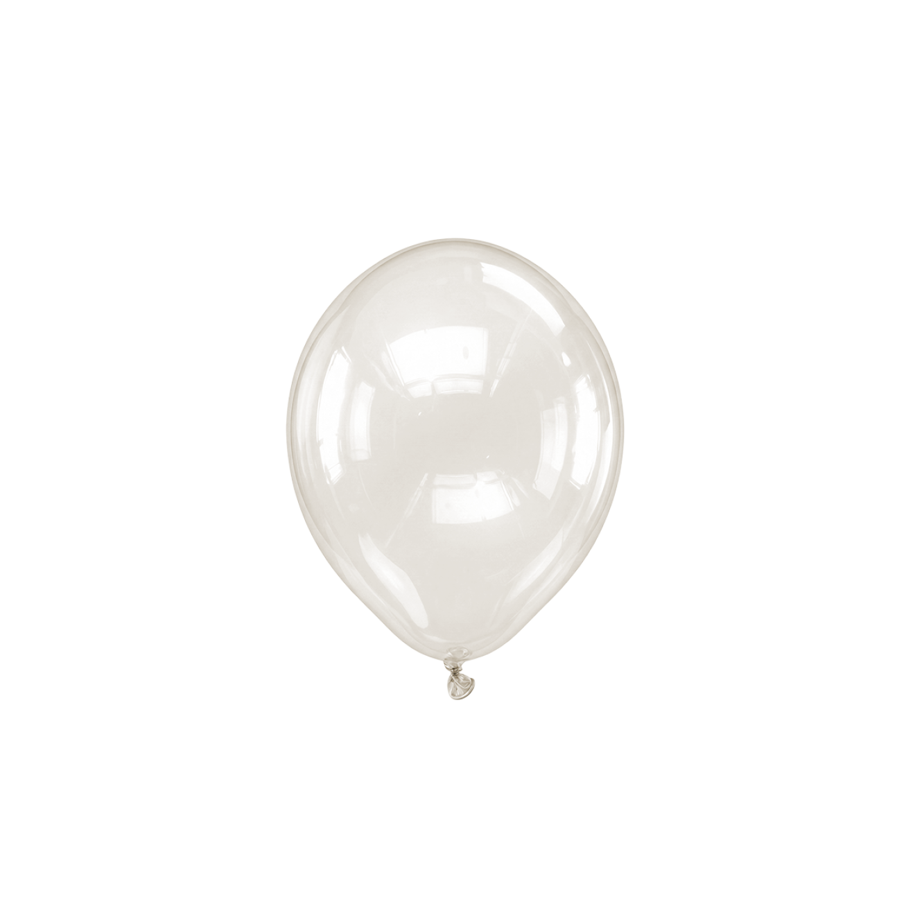50 Luftballons - Ø12 cm - Crystal Clear