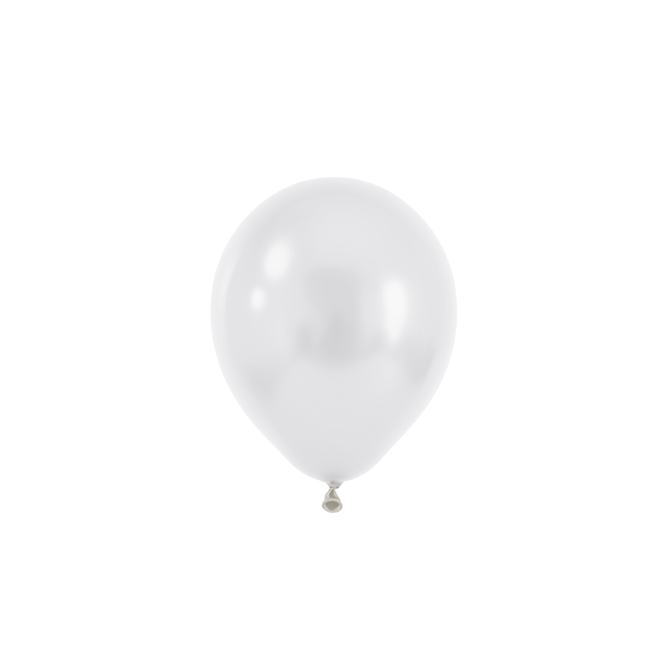50 Luftballons - Ø12 cm - Pearl White
