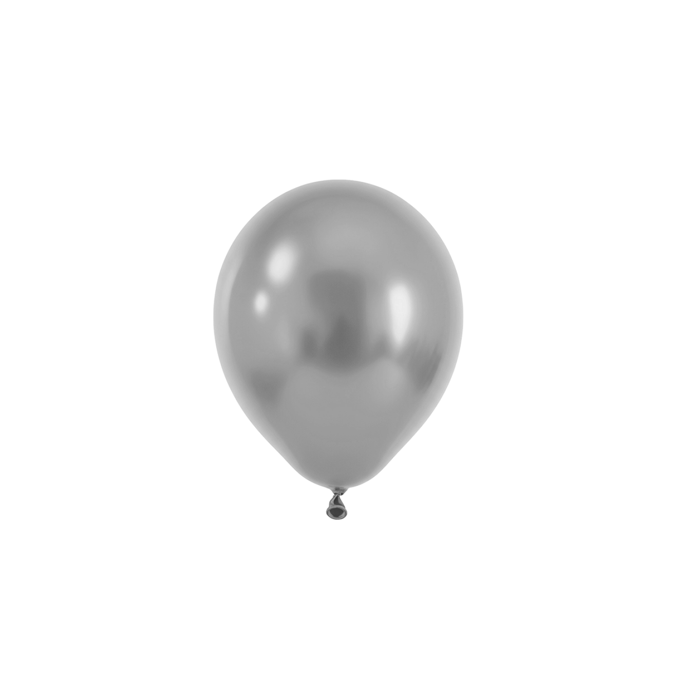 50 Luftballons - Ø12 cm - Pearl Silver
