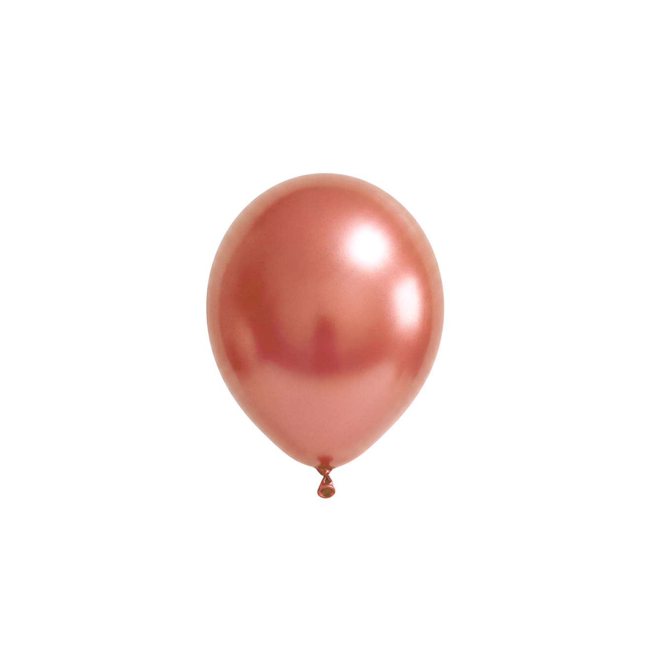 50 Luftballons - Ø12 cm - Metallic Rose Gold