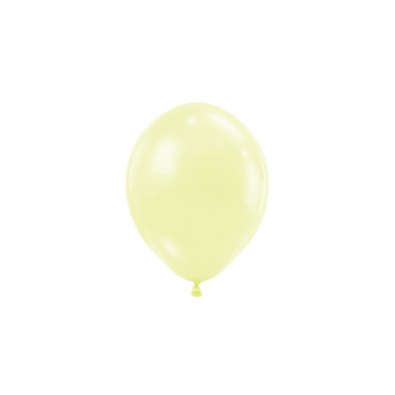 50 Luftballons - Ø12 cm - Pastel Matte Yellow
