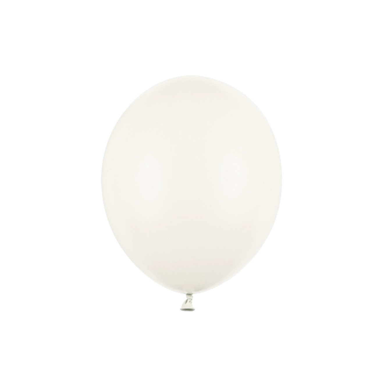 100 Luftballons - Ø 23cm - Pastell AltWeiß