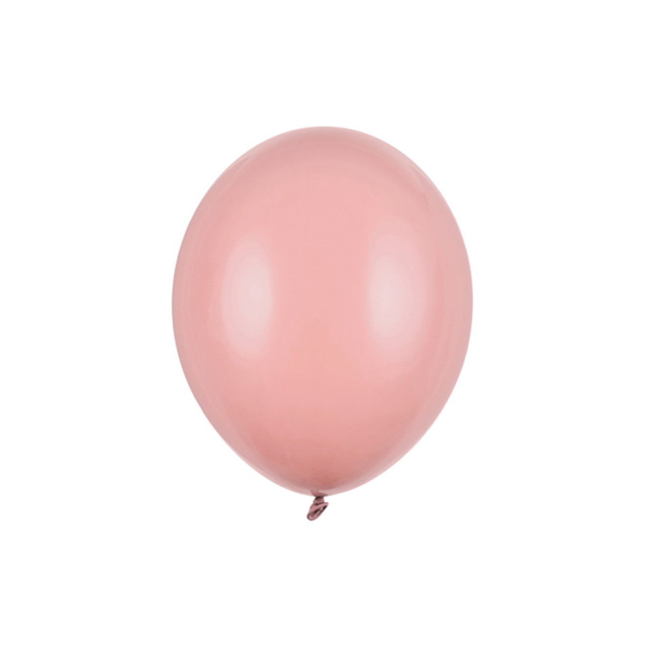 100 Luftballons - Ø 23cm - Pastell Dunkelstaubrosa