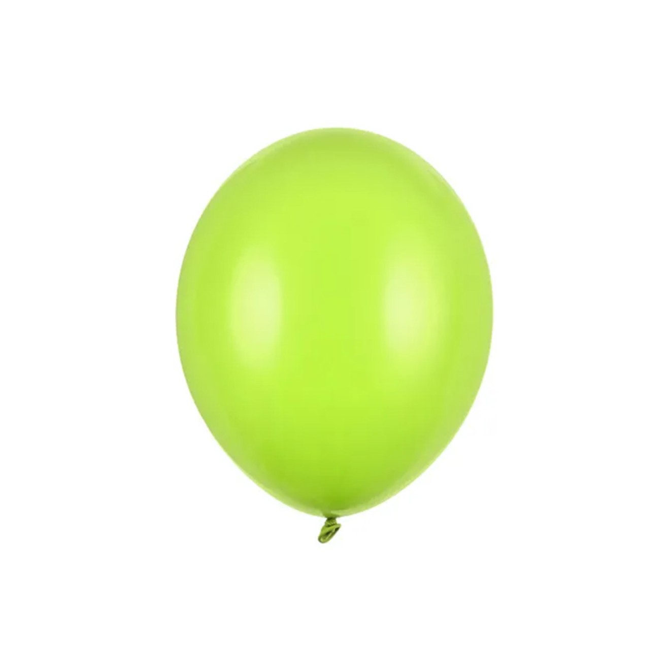 100 Luftballons - Ø 23cm - Pastell Lime Green