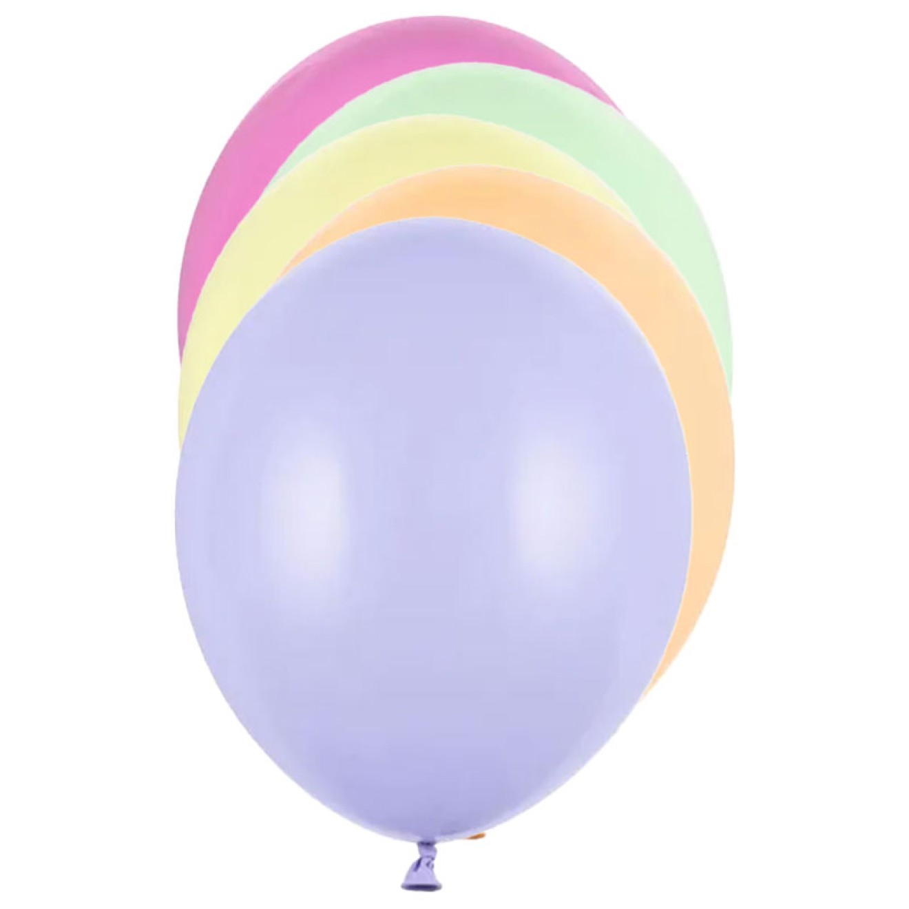 50 Luftballons - Ø 27cm - Pastell Mix Light