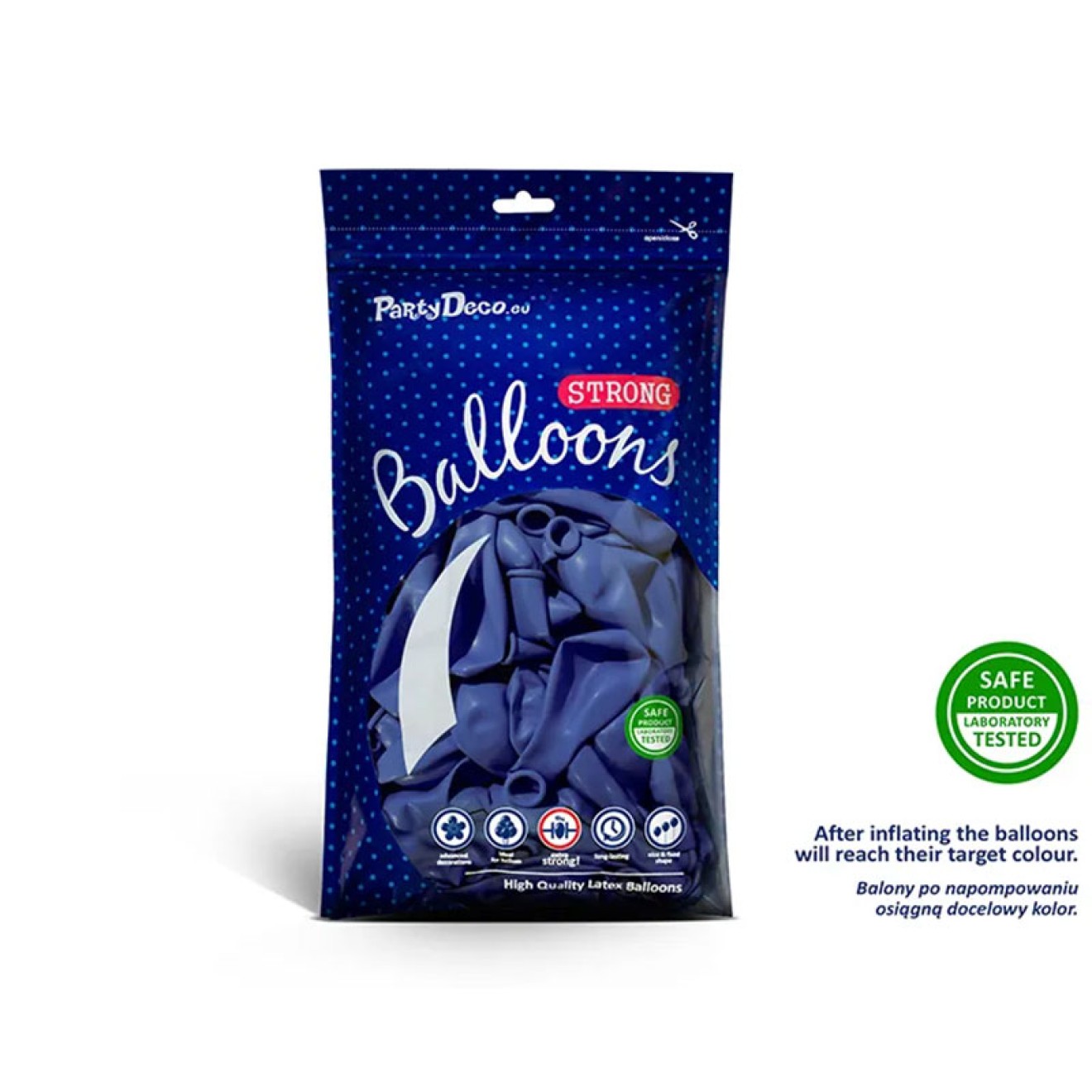 50 Luftballons - Ø 27cm - Pastell Ultramarine