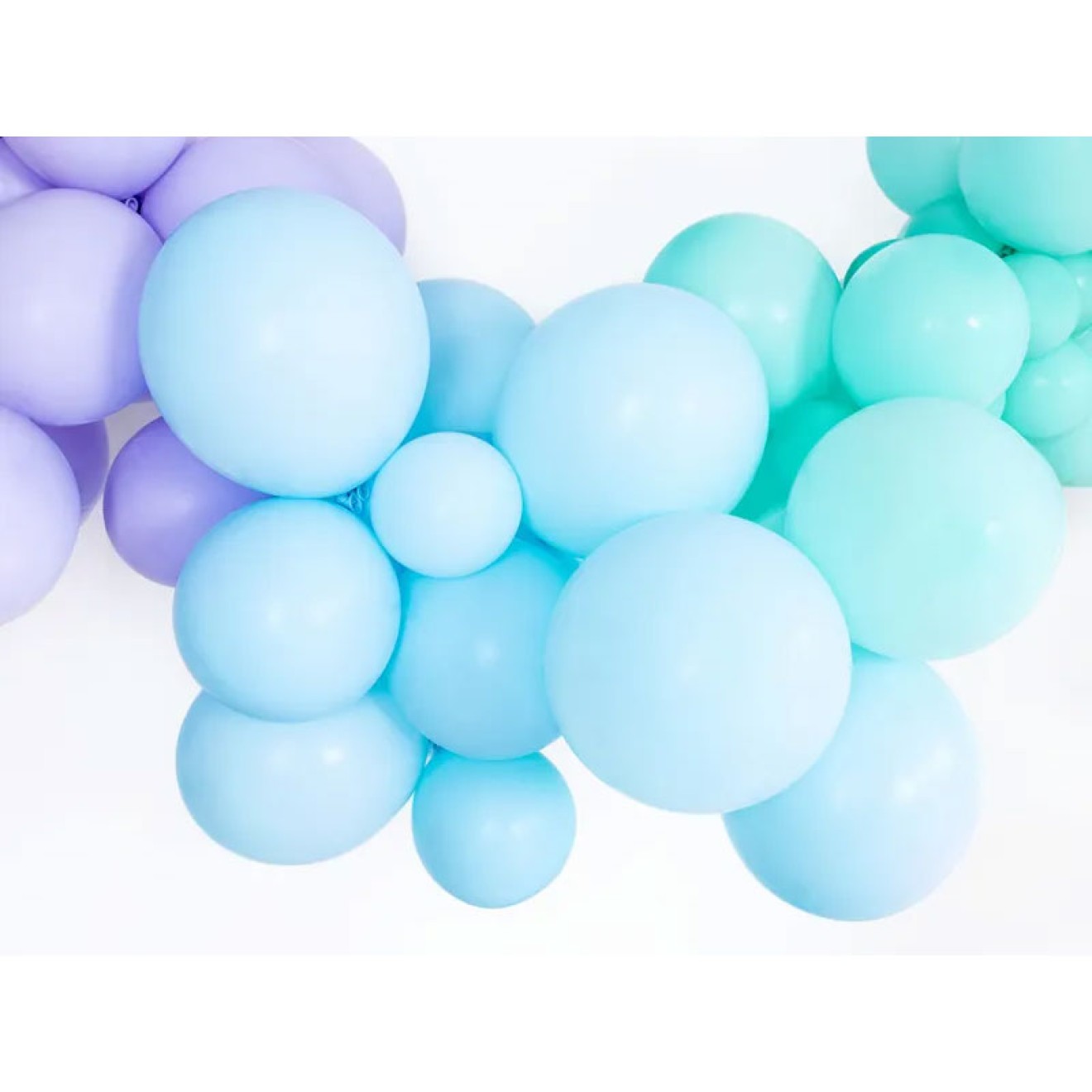 50 Luftballons - Ø 27cm - Pastell Light Blue