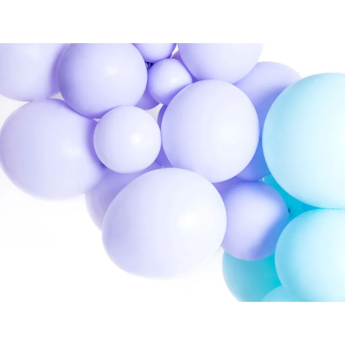 100 Luftballons - Ø 27cm - Pastell Light Lilac