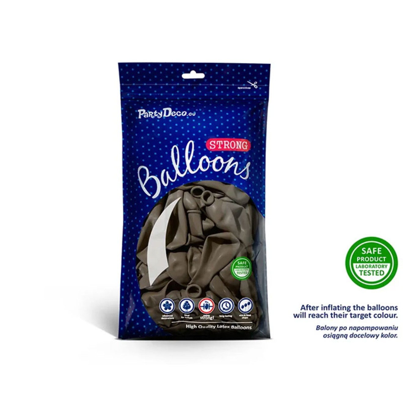 100 Luftballons - Ø 27cm - Pastell Cappuccino