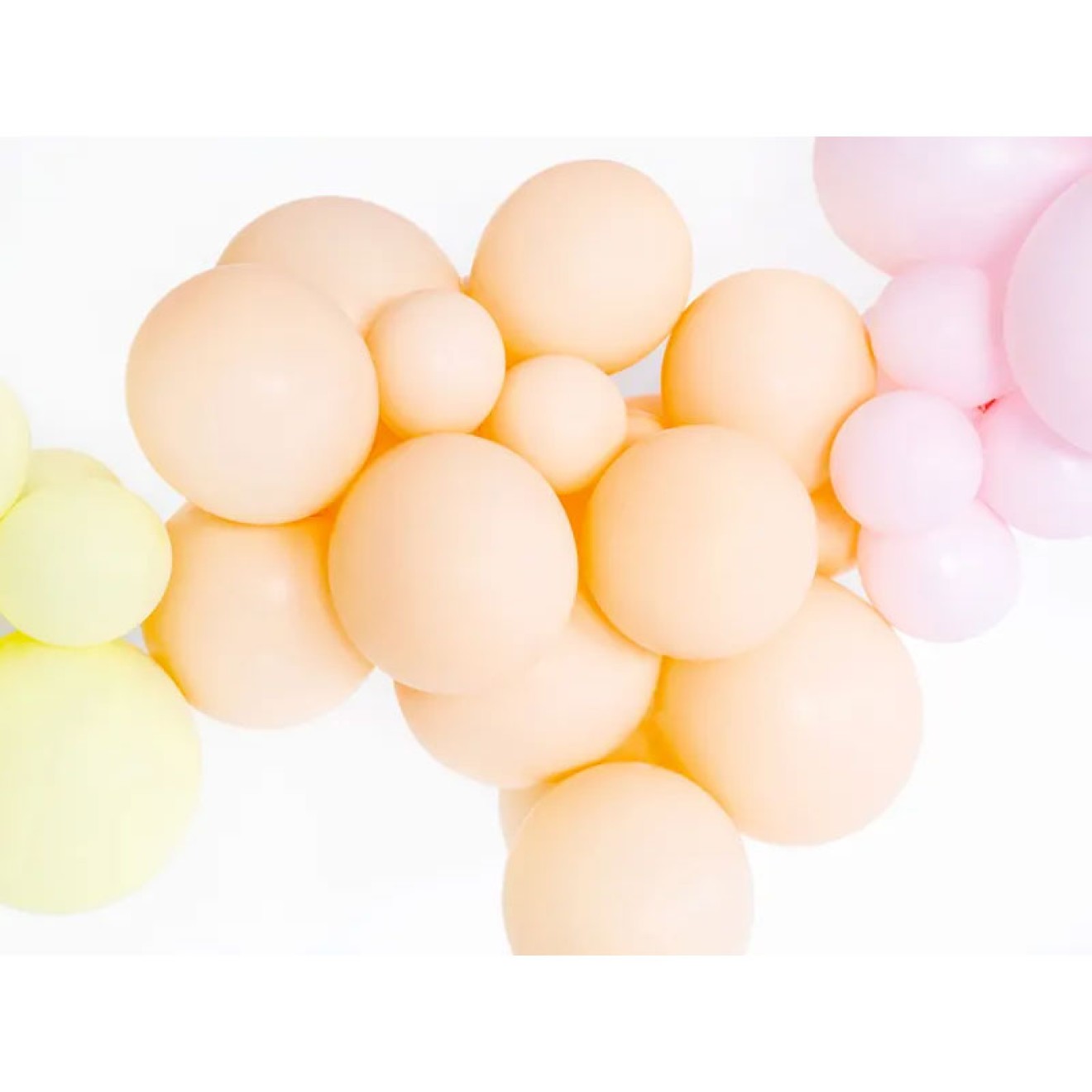 100 Luftballons - Ø 27cm - Pastell Light Peach