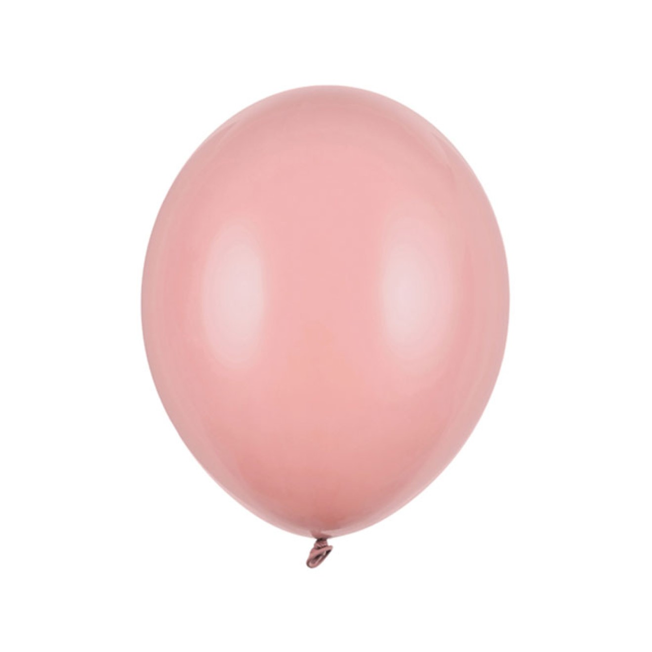 100 Luftballons - Ø 27cm - Pastell dunkelstaubrosa