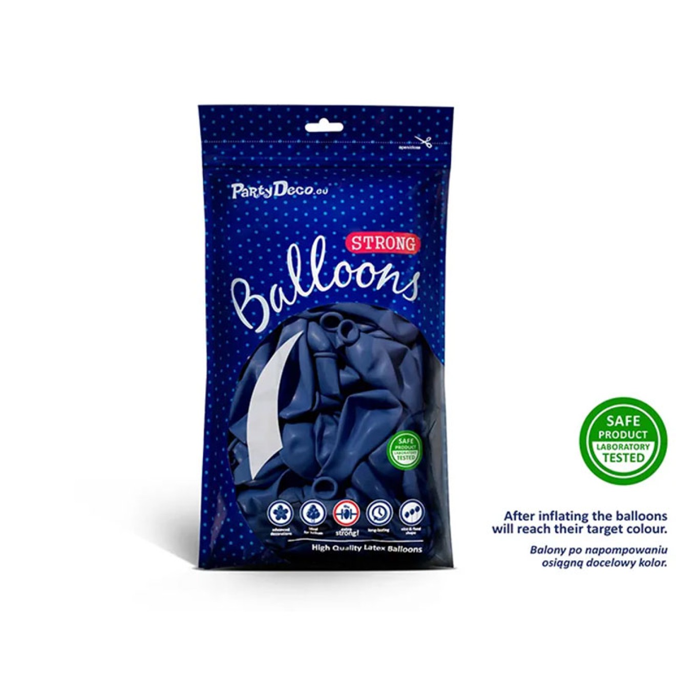 100 Luftballons - Ø 27cm - Pastell Blue