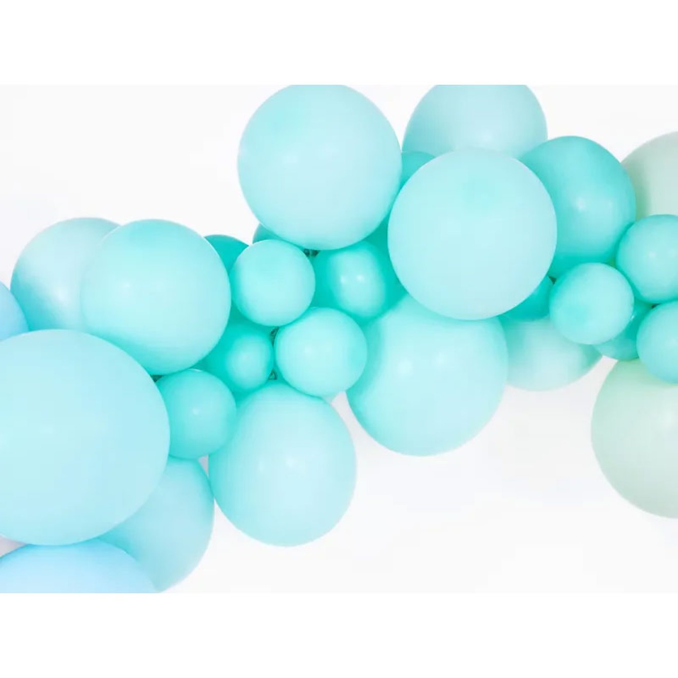 100 Luftballons - Ø 27cm - Pastell Light Mint