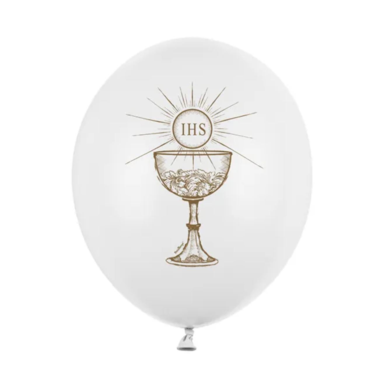 6 Luftballons - Ø 30cm - IHS - Pastel Pure White