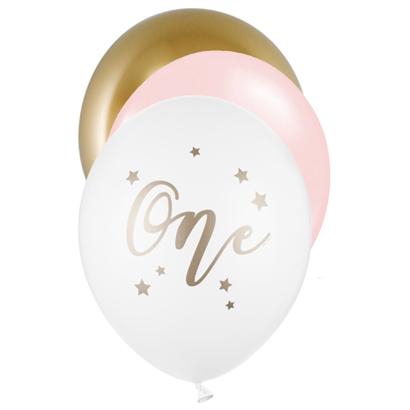 6 Motivballons - Ø 30cm - SET - ONE Girlish