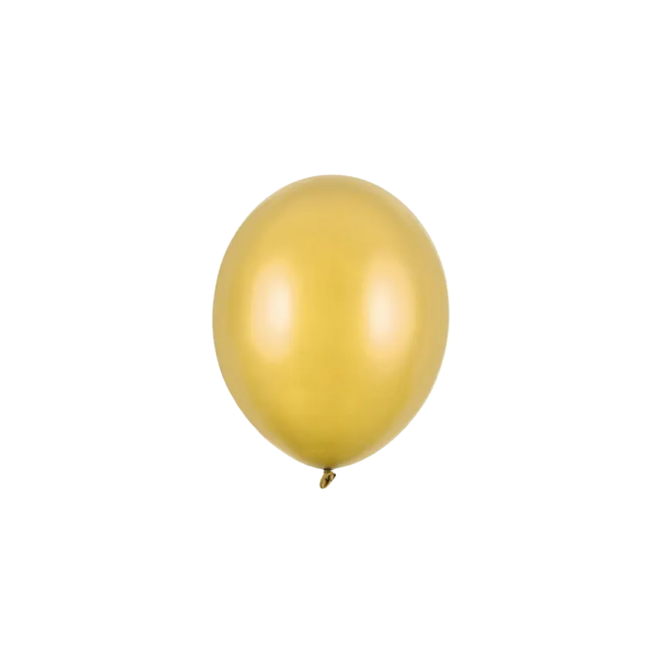 100 Miniballons - Ø 12cm - Metallic - Gold