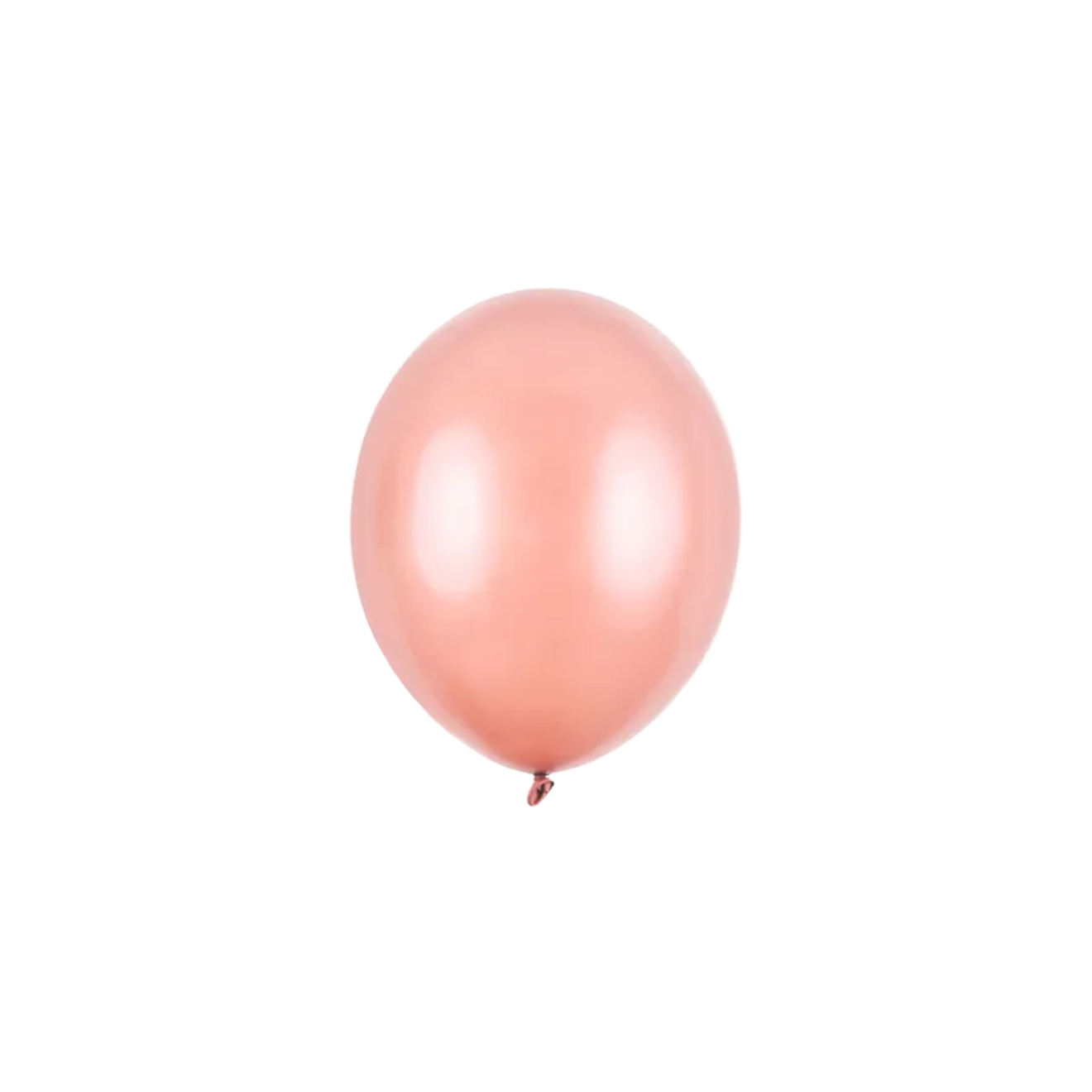 100 Miniballons - Ø 12cm - Metallic - RoseGold