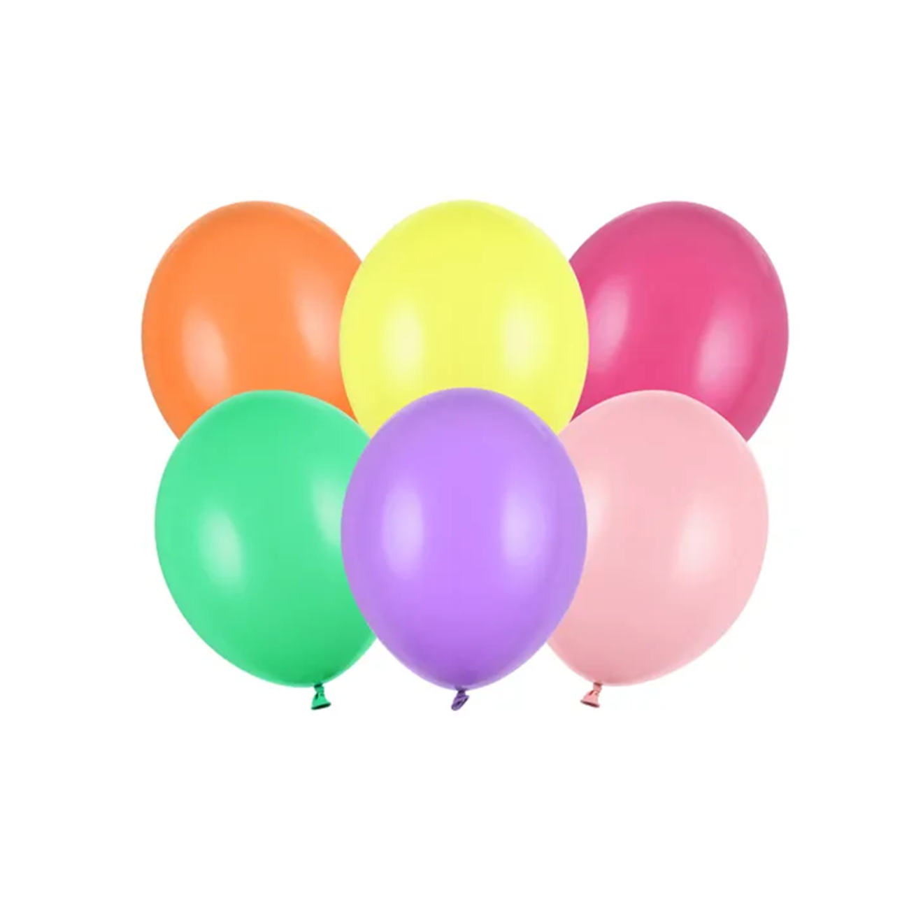 100 Miniballons - Ø 12cm - Bunt