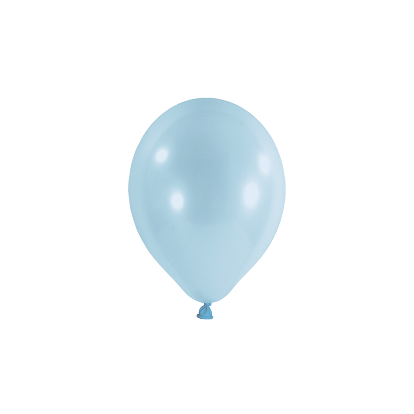 100 Miniballons - Ø 12cm - Pastell - Hellblau