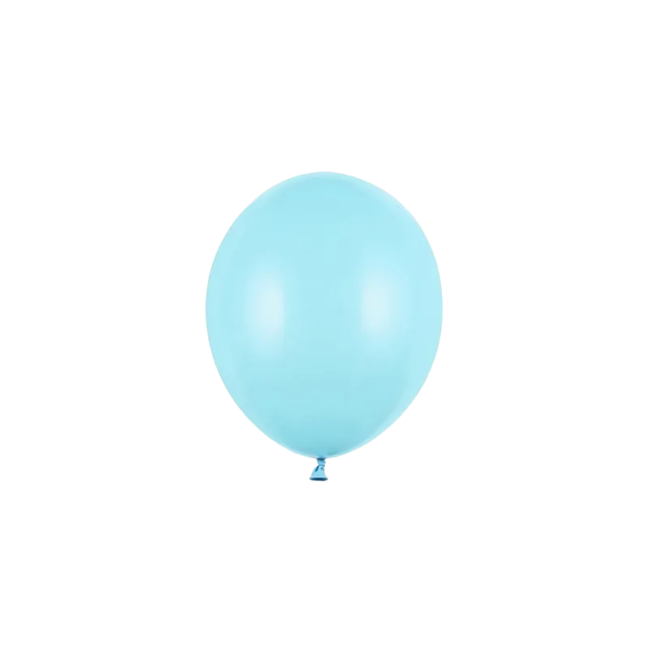 100 Miniballons - Ø 12cm - Pastell - Hellblau