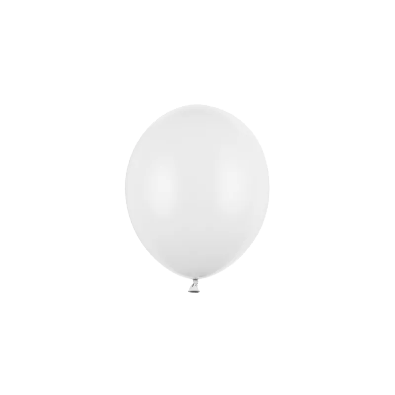 100 Miniballons - Ø 12cm - Weiß