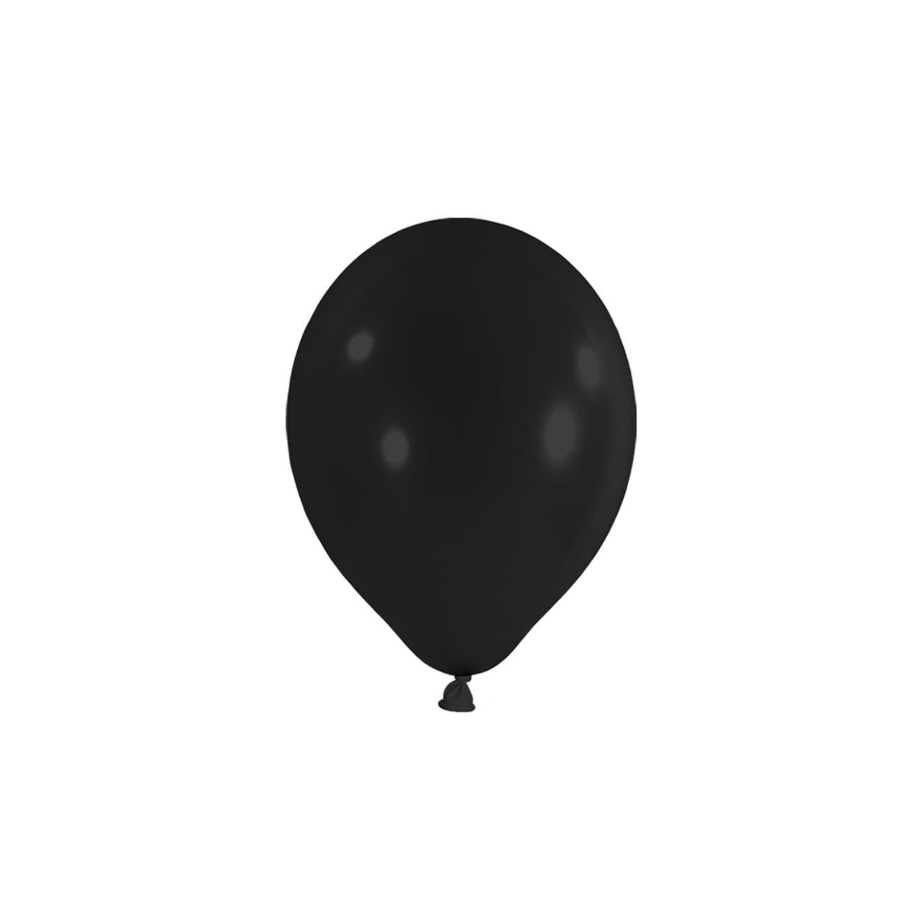 100 Miniballons - Ø 12cm - Schwarz