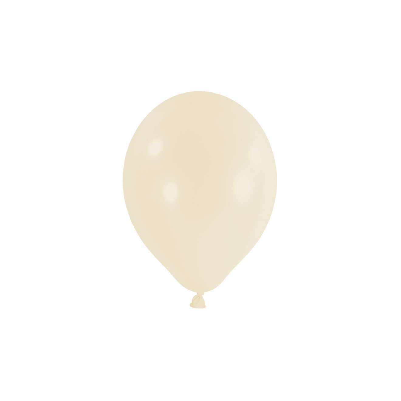 100 Miniballons - Ø 12cm - Creme