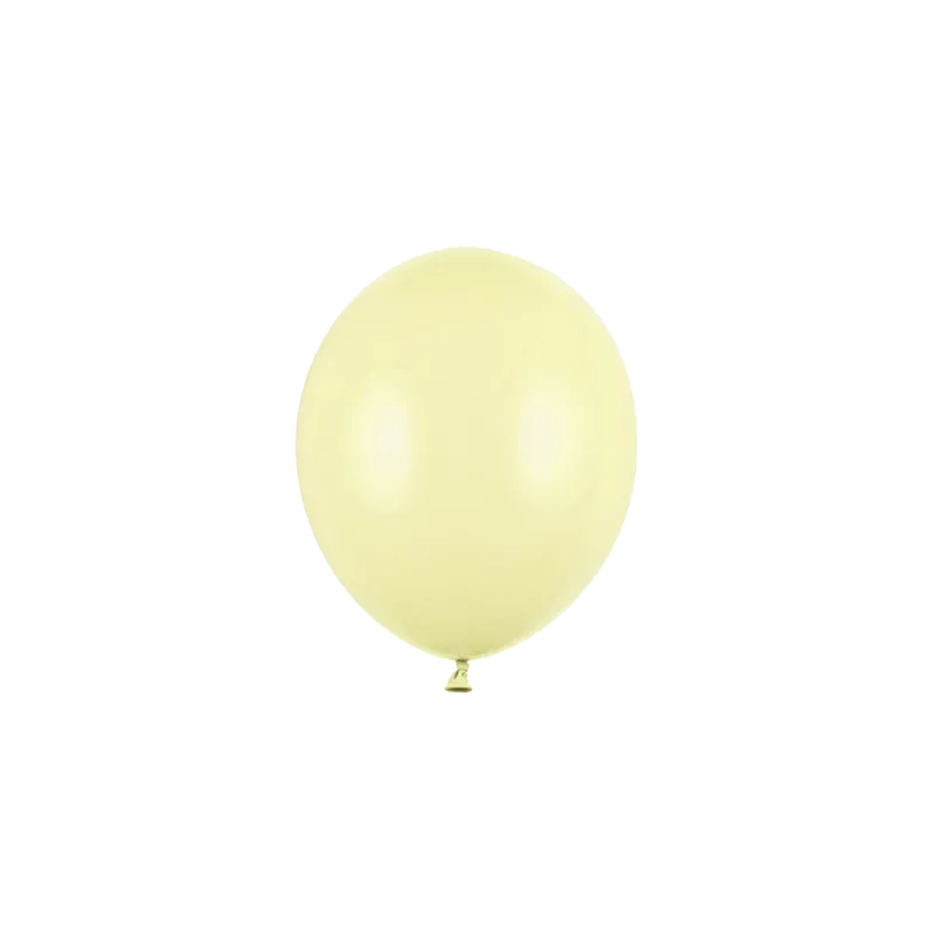 100 Miniballons - Ø 12cm - Pastell - Gelb