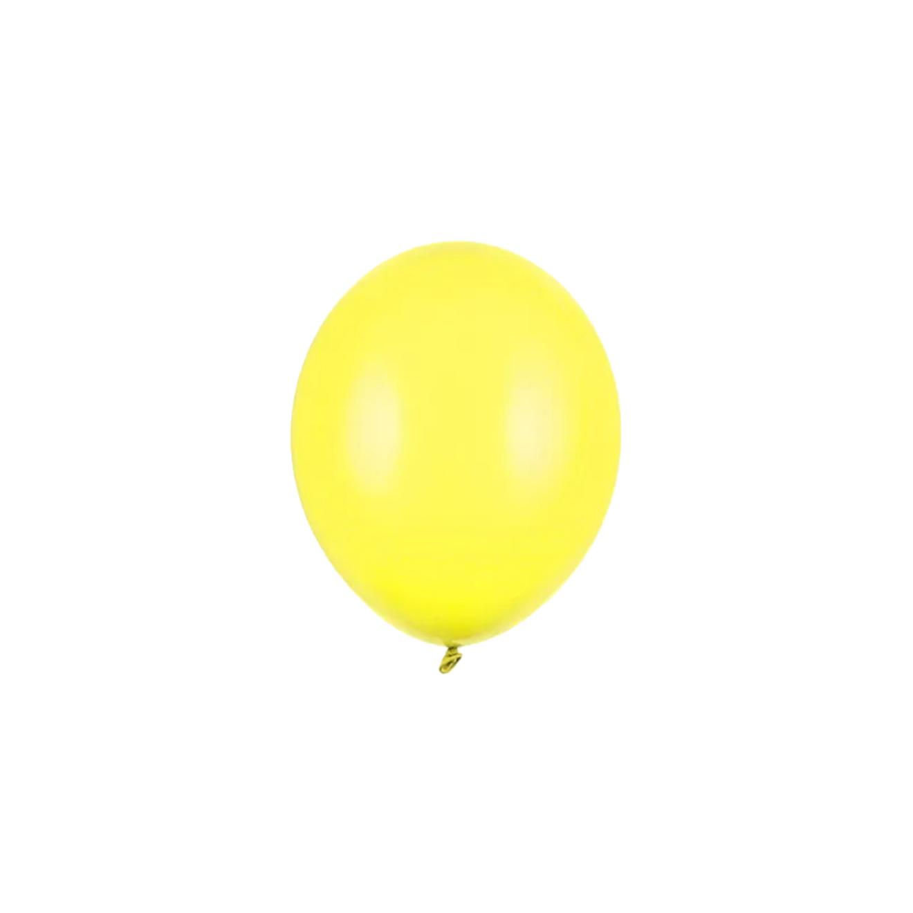 100 Miniballons - Ø 12cm - Gelb