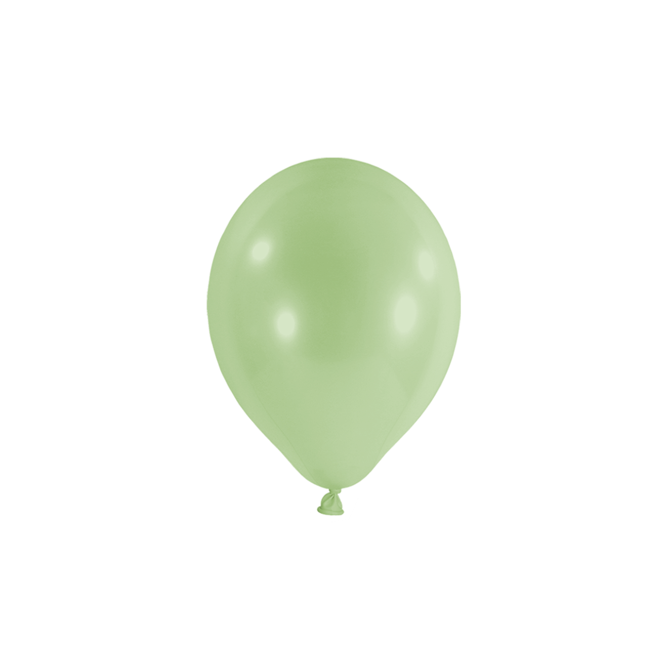 100 Miniballons - Ø 12cm - Pastell - Pistazie