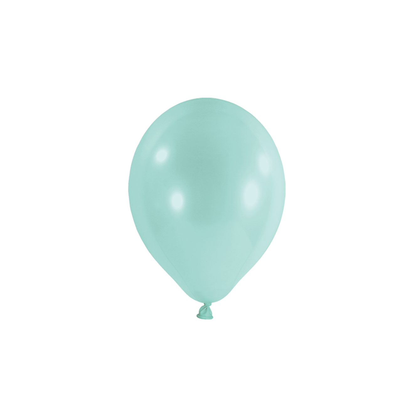 100 Miniballons - Ø 12cm - Pastell - Mint