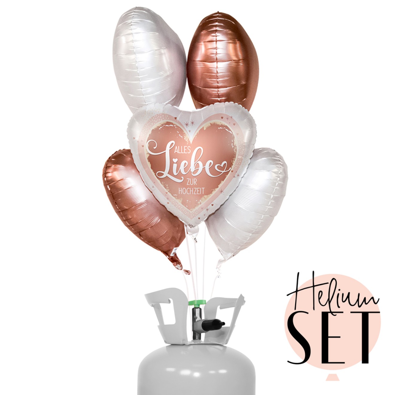 Helium Set Alles Liebe zur Hochzeit